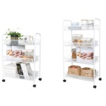 이동식 철제 3단 트롤리 주방 베란다 정리 선반
