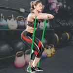 리더스 딥스 스쿼트 다양한 운동 보조 스포츠 밴드 그린