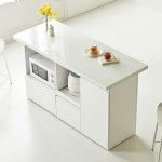 파로마 파로마 파로마 홈즈 1500 아일랜드 도어형 홈바 테이블 렌지대 인조대리석 HHS008