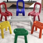 스툴 벤치 카페 chair 의자 bold Bol hair 그린 벤치