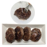 엄마손 수제 한우 떡갈비 스테이크-1kg 100gx10개 한우 스테이크