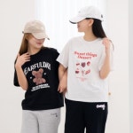 더데이걸즈 더데이걸 박시핏 실사 반팔 티셔츠 TGRP24303