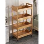 원목 바퀴 주방 선반 이동식 웨건 우드 엔틱 2단 생 15일 체험