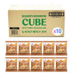 베스킨라빈스 뉴욕치즈케이크 큐브 52g 10개 1Box