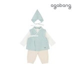 아가방앤컴퍼니 아가방 아가방 아가방 제리한복3세트 모자 GREEN 01Q023002