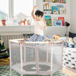 아이워너 안전망 아기 트램폴린 플러스