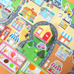 우리동네 스티커 팝업북 일괄포장 자동차스티커5p 1개