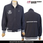 골프자켓 마스터 버니 by 펄리 게이츠 MASTER BUNNY EDITION 남성 뉴 서클 로고 나일론 스트레치 풀 Zip 블