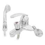 대정워터스 은하수 대샤워 목욕탕 벽붙이 수전 E007 수전 연우바스