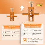 목공 캐비닛 도어 지그 도어 패널 장치 드릴링 도구 2 in 1 빠른 위치 지정 도구 Basic model