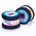 Yarn Art Flowers 실 55 면 45 아크릴 250g 1094야드 멀티컬러 레인보우 크로셰 봄 여름 2 스포츠 282 핫템 잇템 308