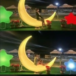 대형 의자 LED 포토존 인테리어 야외 사진촬영 카페