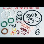 고무 링 R O링 씰 개스킷 오일 와셔 기계 씰링 두께 CS 2