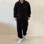 베러댄나우 베럴댄나우 남녀공용 기모 양털 후리스 반집업 맨투맨 조거팬츠 트레이닝복 세트 2