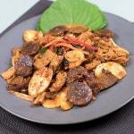 청춘농장 신림동 양념순대 볶음 2인분 순대 곱창 간 미림통통