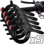 고급 알루미늄 잠금 보조 리테이너 용 오토바이 크루즈 컨트롤 스로틀 범용 안전 손목 그립 핸들 바