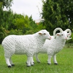 형 야외 양조형물 농장 3 정원 01 세트 부르고뉴 염소 조경 인테리어 장식 대형 양 E
