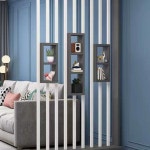 나무 간살 파티션 공간분리 거실 방 입구 병풍 원룸 메모 길이 5개 수납장 미 높이