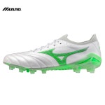 미즈노 미즈노 MORELIA NEO IV B JAPAN 가볍고 착화감이 축구화 235 네온그린 쿨그레이