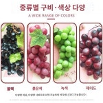 인조 플라스틱 포도 청왕청 홍조 가짜 과일 장식 인테리어