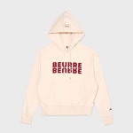 마니에 ep 7 BEURRE Decalcomanie Hoodie ECRU