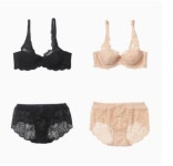 BABARA 바바라 언더웨어 부드러운 레이스풀컵 홀겹브라 망사팬티 ABR4431ABP4430S LE1218412617
