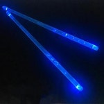 드럼채 드럼스틱 LED 라이트 업 드럼 스틱 5A 어둠 속 야간 조명 드러머 1개