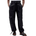 GANNI GANNI 가니 LIGHT SLUB POCKET PANTS 099 라이트 슬러브 포켓 팬츠