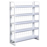 약국 매대 편의점 진열대 카운터진열대 선반 마트 소형 계산대 높이 진폭화이트 4단 높이65 폭50 진폭18cm