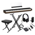 CASIO BK 전자 피아노 88 건반 헤드폰 X 스탠드 X 의자 세트 카시오 PX-S6000