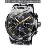 OLEVS Mens Automatic Watches Self Winding Mechanical LuXury Dress Stainless Steel Water CTOG6692GBBL