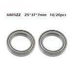 10 20PCS 베어링 25x37x7mm 얇은 섹션 6805 ZZ 볼 Z 6805ZZ ABEC-1 6805Z 61805