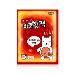 Es 주머니 팜텍코리아 바로 핫팩 80그램 1매 국산핫팩 등산 주머니핫팩 겨울필수품 스키장필수템 골프 손난로