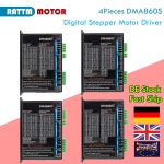 스텝퍼 모터 드라이버 DC AC 상 Nema34 86 스테핑 모터 EU 주식 DMA860S 18-160VDC 18-110VAC 2