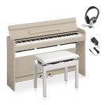 YAMAHA WA 애쉬 고저 자재 의자 헤드폰 세트 전자 피아노 YDPS35