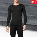 BYC 마인드건강기모남상하 상하세트 털내복 두꺼운 방한 남자 군인 할아버지 마인드건강기모남 105