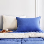 엠에이치앤코 모던하우스 모던하우스 소프트워싱 리버시블 베개커버 40x60 소프트블루 CV0325036