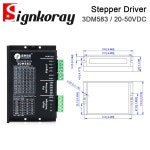 SignkoRay Leadshine 스텝퍼 모터 드라이버 상 1-8 3A 57 86 시리즈 교체 3DM583 3 20-50VDC 2