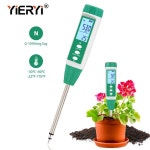 Yieryi 정원 토양 NPK 분석기 계량기 디지털 질소 인 포타슘 비료 테스터 키트 농장 잔디용