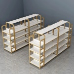 편의점 슈퍼 약국 스탠드 간식 진열장 수납대 약국진열대 수납장 4단단단자 걸쇠형 길이60가로27높이110 4단단단자 걸쇠형... 