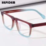 골든스톤A HEPIDEM 무광 아세테이트 안경테 레트로 스퀘어 안경 2023 여성 안경 H9283