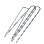 부직포 말뚝 고정핀 U자 지름 길이 거적못 고정 1 U형 아연도금 굵기 2 폭