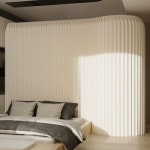 가벽파티션 템바보드 아트 전시장 라이브 방송 스크린