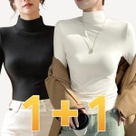 1 1 데일리 여자 폴라티 레이어드 스판 이너 목티