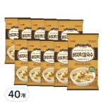샘표 샘표국시 바지락 칼국수 100 3g 40개