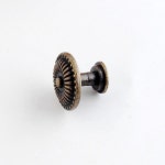 보석 나무 상자 당김 손잡이 드레서 서랍 캐비닛 문 라운드 골동품 청동 24x21mm 개 J3151 4