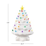Mr Christmas Nostalgic 세라믹 크리스마스 트리 LED 조명 실내 장식 45 7cm18 14 167936
