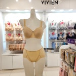 비비안 2층 비비안 BBM 기본몰드 기능성 보정브라 팬티세트 D F컵 LB 70E 100 BR3516Q BP3516P