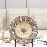 청동 인테리어 소품 여인 집들이 결혼 조각상 댄서 중형 진주골드베 스몰