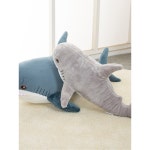 봉제 파란 상어베개 쿠션 호랑이상어 자고 봉제완구 백상어인형 안겨주기 샤크 쿠션 샤크 쿠션 샤크 쿠션